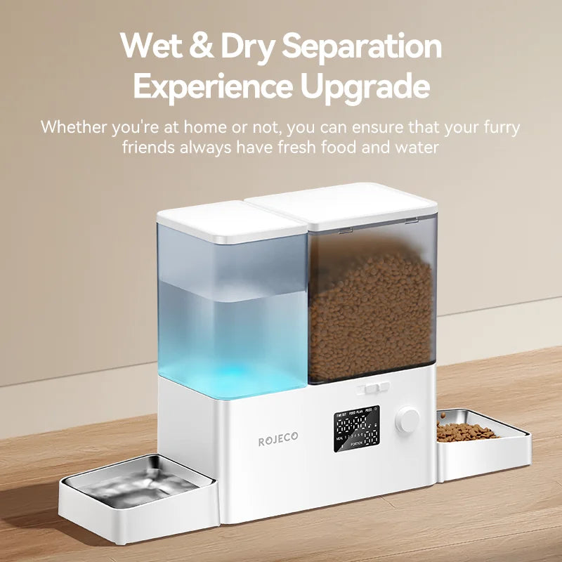 Automatic Pet Feeder Water Fountain