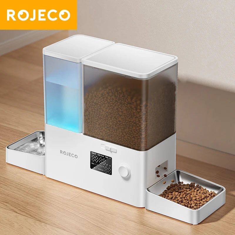 Automatic Pet Feeder Water Fountain