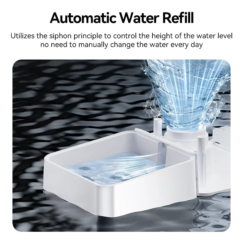 Automatic Pet Feeder Water Fountain