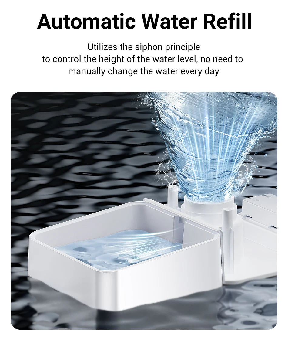 Automatic Pet Feeder Water Fountain