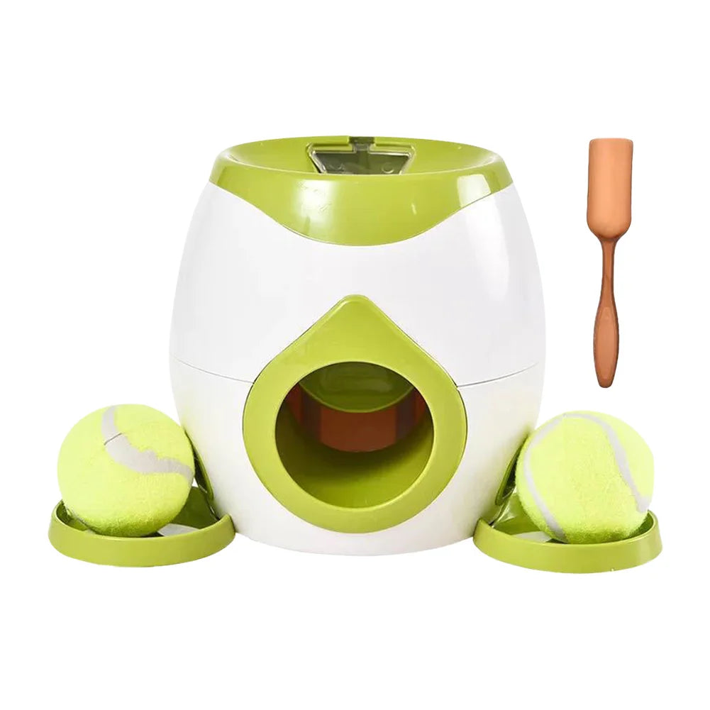 Automatic Dog Ball Launcher + Feeder (2 in 1)