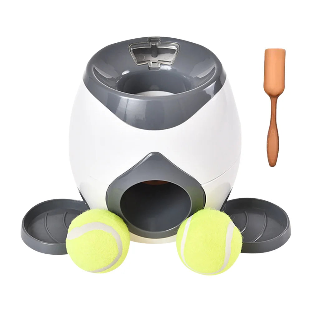 Automatic Dog Ball Launcher + Feeder (2 in 1)