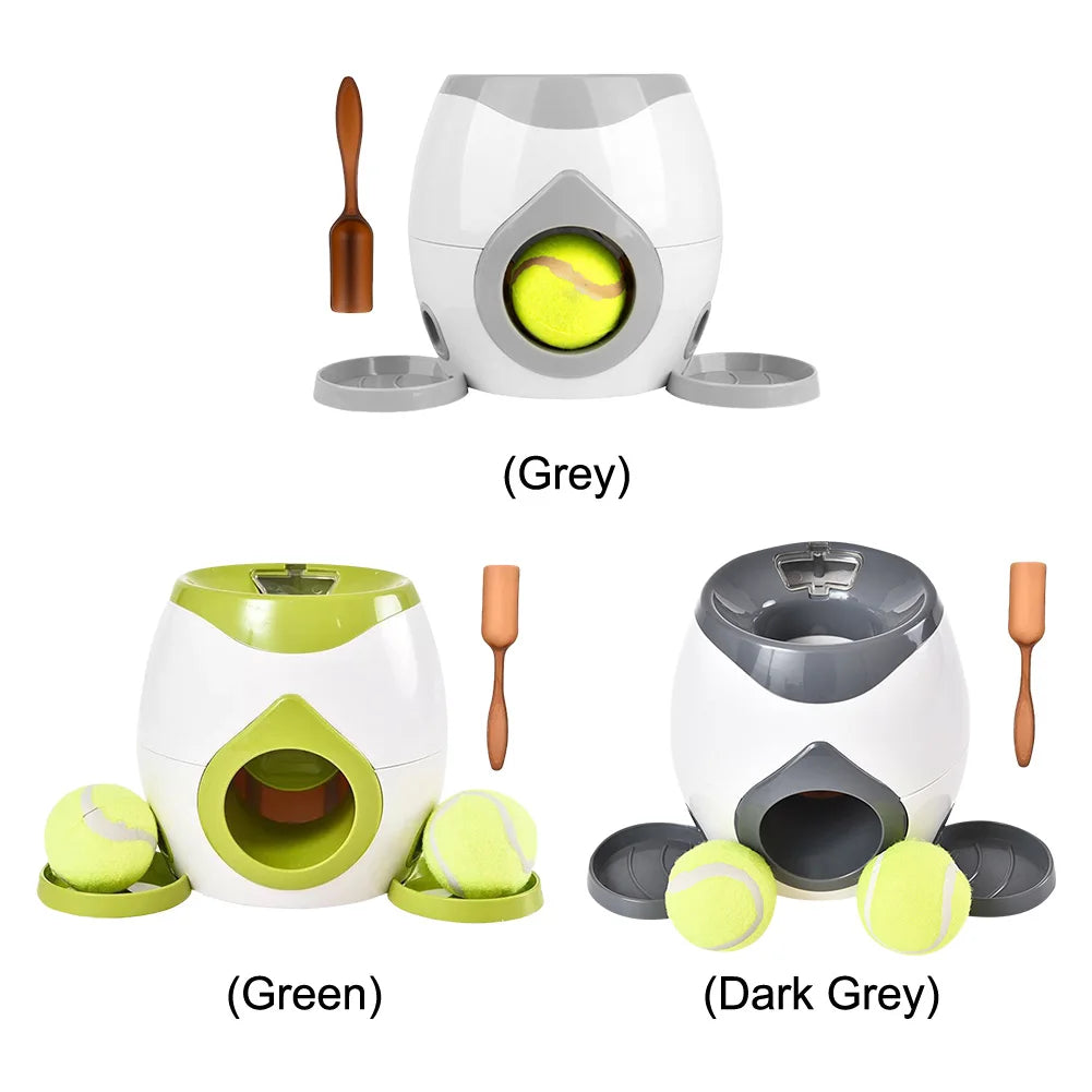 Automatic Dog Ball Launcher + Feeder (2 in 1)