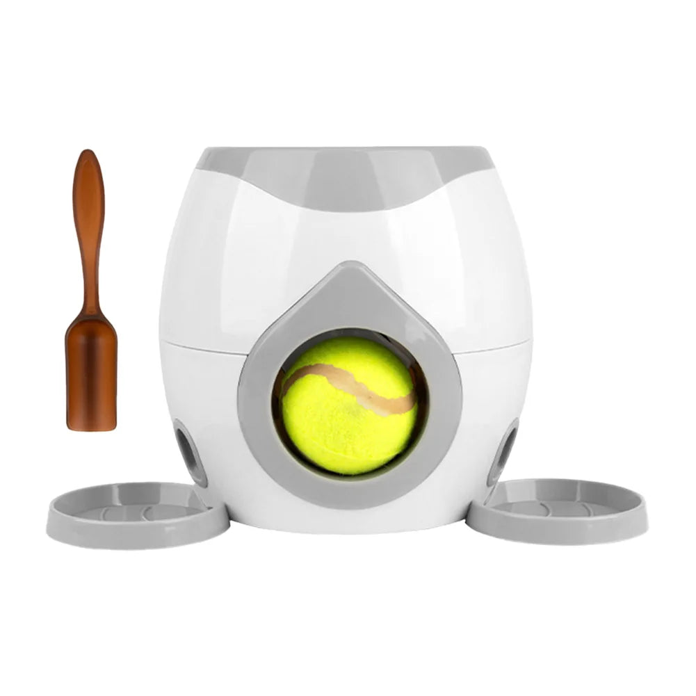 Automatic Dog Ball Launcher + Feeder (2 in 1)